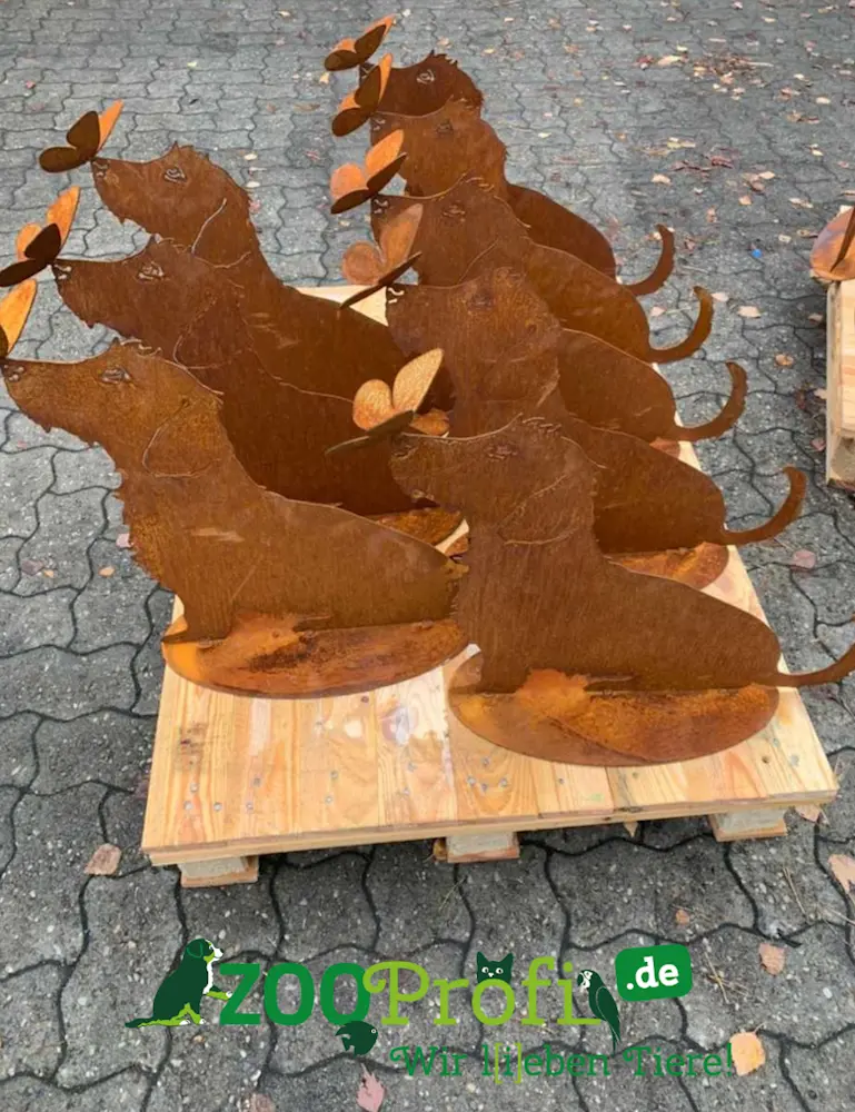 Neue Lieferung Rostdeko Dackel