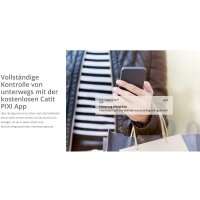 Catit Pixi Smart Futterautomat mit 6 Mahlzeiten für Na? - und Trockenfutter
