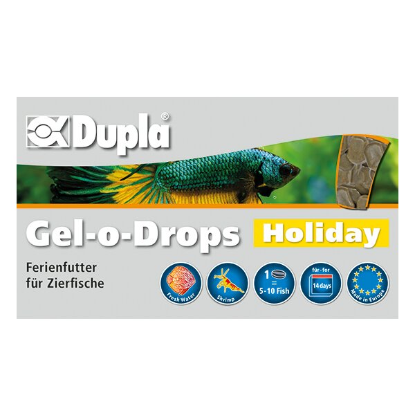 Dupla Gel-o-Drops Holiday 6 x 5g  Ferienfischfutter
