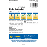 Kiepenkerl 2511 Eichblattsalat Saxo - Ertragreicher, roter Eichblattsalat