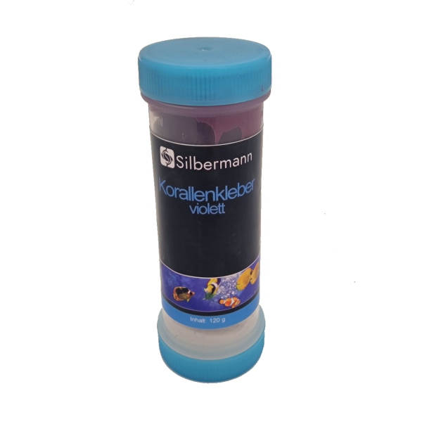 Silbermann Korallenkleber violett PET Doppeldose 120g