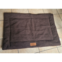 Ellie-Bo Hundebettchen braun 87,5cm x 59 cm bei 30Grad waschbar