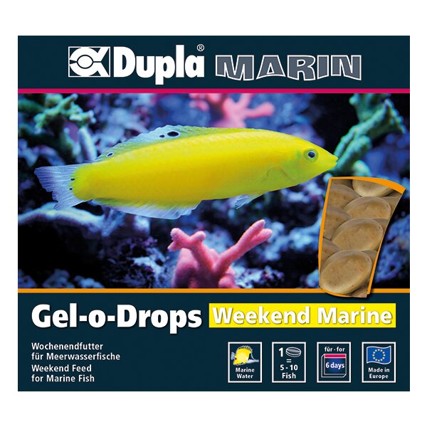 DuplaMarin Gel-o-Drops Weekend Marine 12 x 2 g  Wochenendfutter