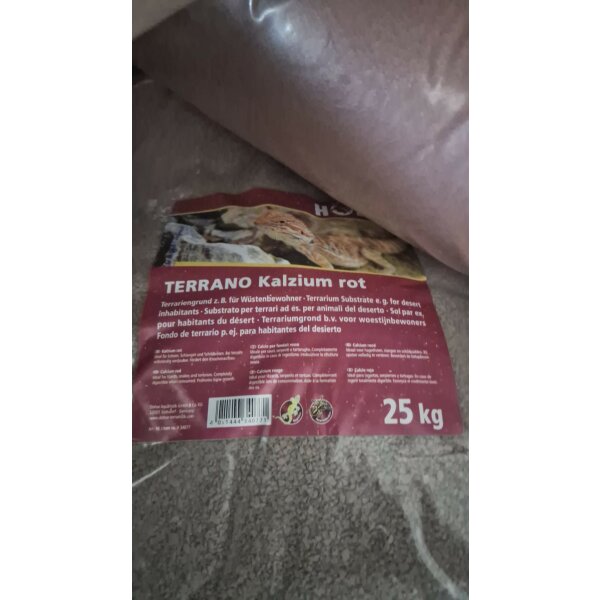 Hobby Terrano Kalzium rot 25Kg