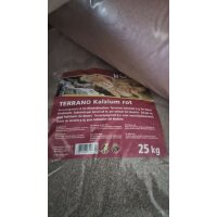 Hobby Terrano Kalzium rot 25Kg