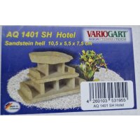 Variogart Garnelenhotel 1, Sandstein Hell 13x11x8 cm