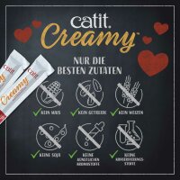 12x Catit Creamy Hühnerfleisch 4 x 10g