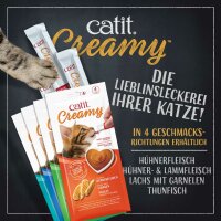 12x Catit Creamy H?hnerfleisch 4 x 10g