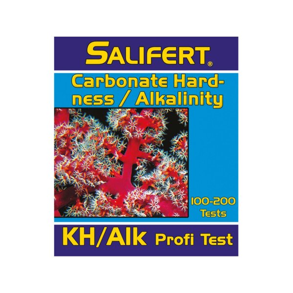 Salifert Carbote Hardness Alkalinity KH Alk Profi Test 100-200 Stück
