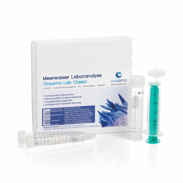 Oceamo Meerwasser Laboranalyse Classic