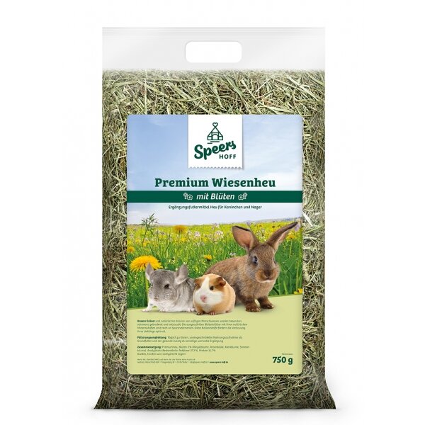 Speers Hoff Premium Heu mit Blüten 750g Beutel