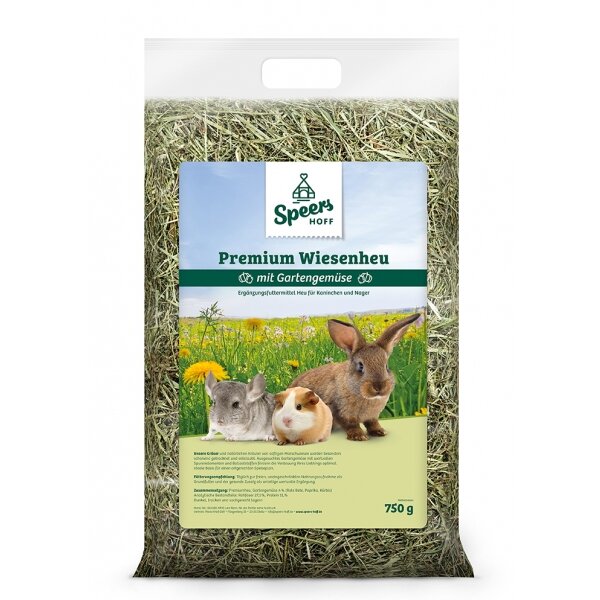 Speers Hoff Premium Wiesenheu mit Gartengemüse 750g Beutel
