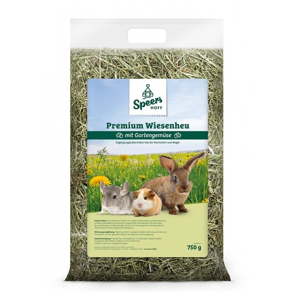 Speers Hoff Premium Heu mit Gartengemüse 750g Beutel