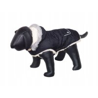 Nobby flauschiger Hundemantel Polar Schwarz 48cm