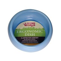 Living World ergonomischer Napf groß 240ml blau