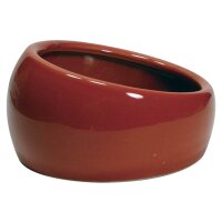 Living World ergonomischer Keramiknapf groß 240ml terracotta glänzend