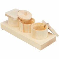 Trixie Snack Cups aus Holz 15x4,5x6cm