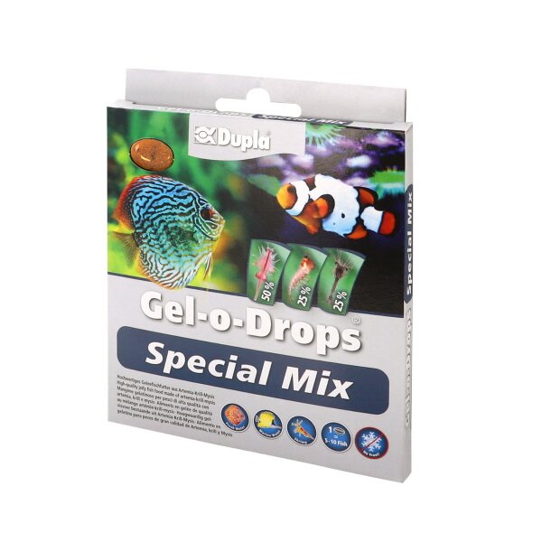 Dupla Gel-O-Drops Special Mix 12x2g Geleefutter f?r die t?gliche F?tterung