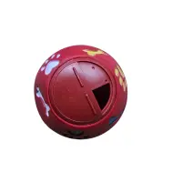 Bubu Pets Hundespielzeug großer Snack Ball rot 15cm