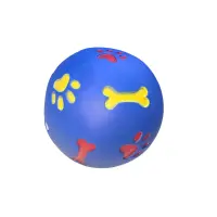 BUBU Pets Hundespielzeug großer Snack Ball blau 15cm