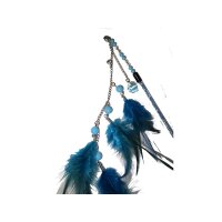 BUBU PETS Deluxe Katzenspielzeug Funkelstab in blau...
