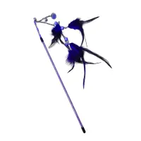 Bubu Pets Katzenspielzeug Deluxe Funkelstab lila blau