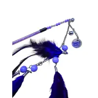 Bubu Pets Katzenspielzeug Deluxe Funkelstab lila blau