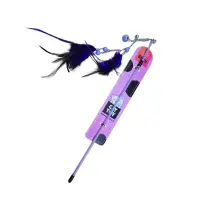 Bubu Pets Katzenspielzeug Deluxe Funkelstab lila blau