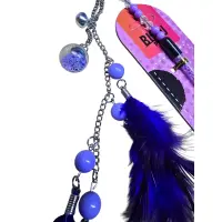 Bubu Pets Katzenspielzeug Deluxe Funkelstab lila blau