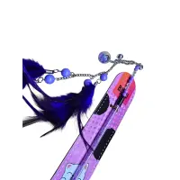 Bubu Pets Katzenspielzeug Deluxe Funkelstab lila blau