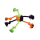 BUBU PETS Hundespielzeug NEON Spinnenball 30cm