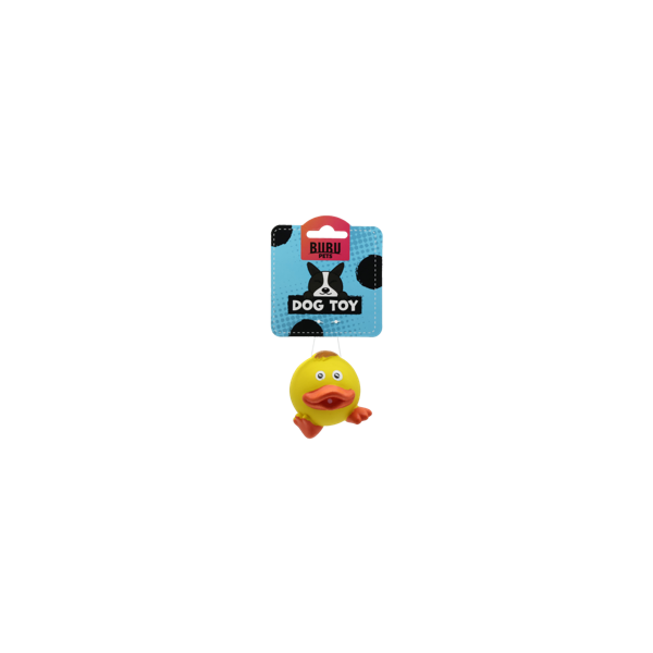 BUBU PETS Hundespielzeug Quitsche Ente 6cm
