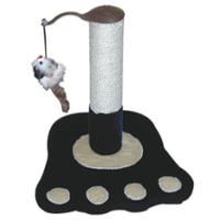 BUBU PETS Katzen Kratzbaum mit Maus Yeti 42cm