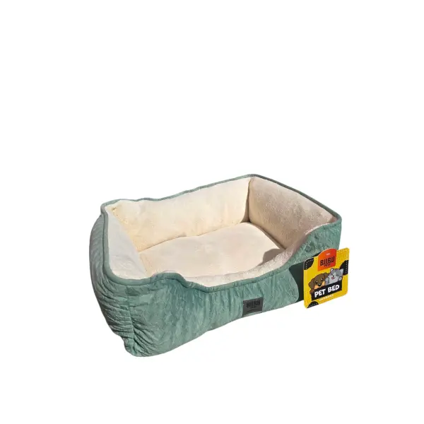 Bubu Pets Hundebett mintgrün rechteckig Größe S 50x40x15cm