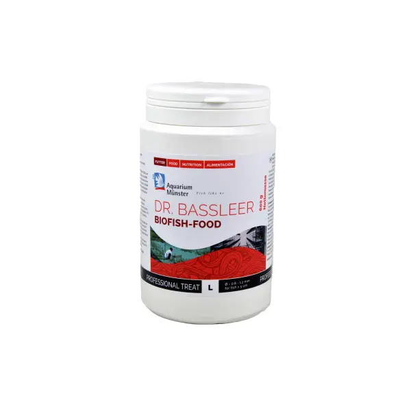 Aquarium Münster Dr. Bassleer Biofish Food Professional Treat L 600g Dose