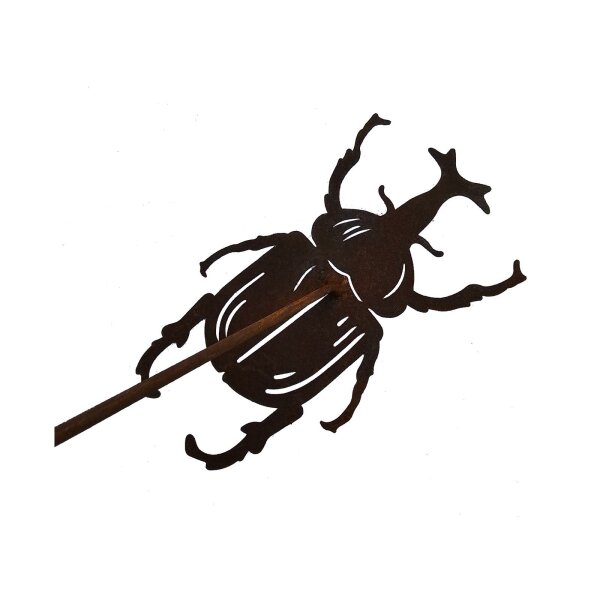 Rostdeko Nashornkäfer zum Stecken Stab 60cm
