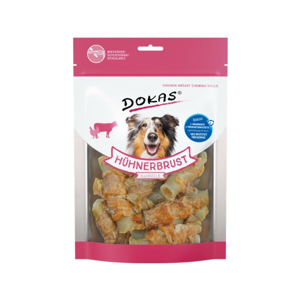 DOKAS Kaurolle mit Hühnerbrust 250g Beutel