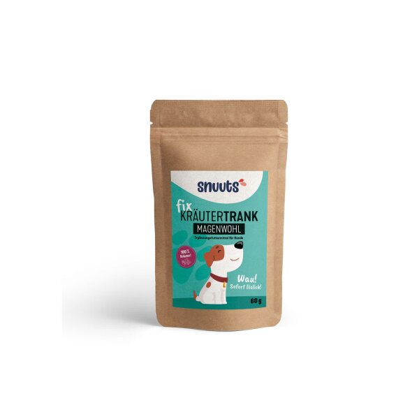 snuuts fix Kräutertrank Magenwohl für Hunde 100% Kräuter