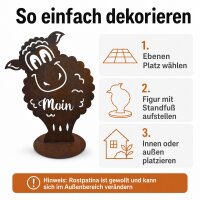 Rostdeko Schaf Moin