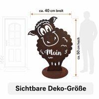 Rostdeko Schaf Moin