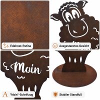 Rostdeko Schaf Moin