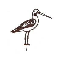 Rostdeko Vogel Austernfischer zum Einschrauben