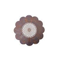 Rostdeko Windspiel Mandala