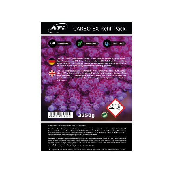 ATI Carbo Ex Luftfilter Refill Pack 3250g