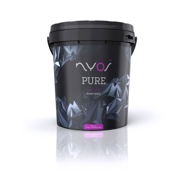 Nyos Pure Meersalz 20kg Eimer für 515 Liter 135 Gallons 34 ppt