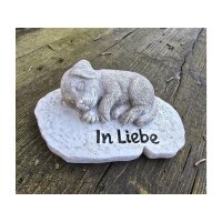 dio Grabdeko Hund In Liebe klein grau