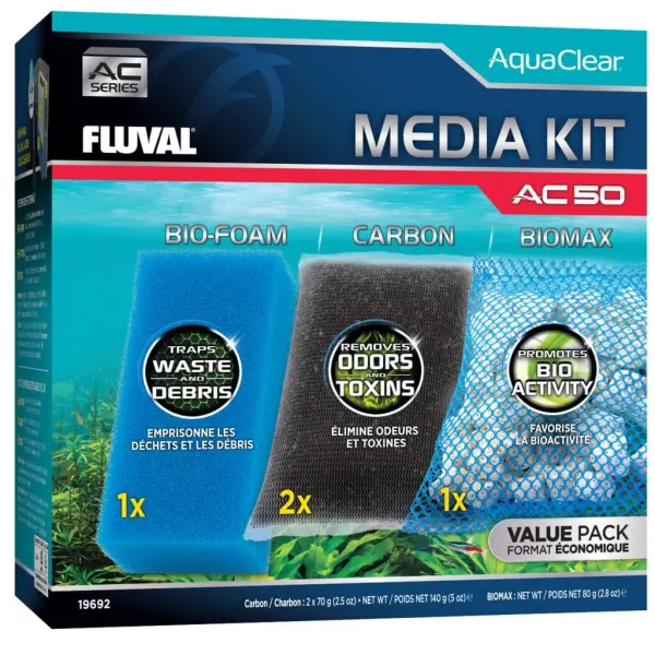 Fluval AC50 Filtermedien-Set