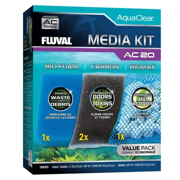 Fluval AC20 Filtermedien-Set