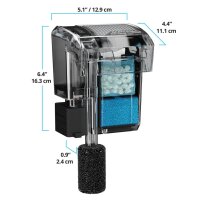 Fluval AquaClear AC20 Hochleistungsfilter 18–76 l