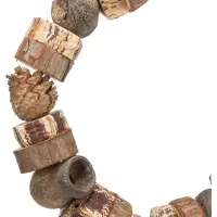 Trixie Ringschaukel aus Holzmit Tannenzapfen D18cm